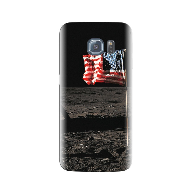 Husa Samsung S7 Edge USA National Flag On Moon