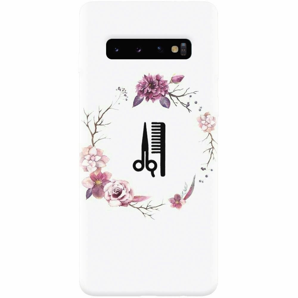 Husa silicon pentru Samsung Galaxy S10, Icon Barber