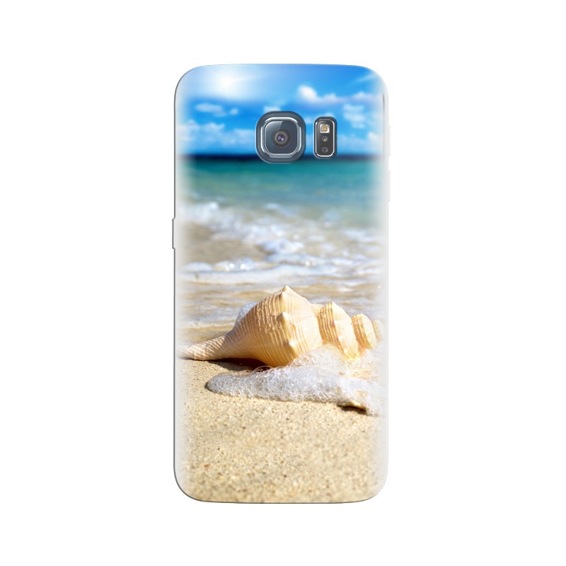 Husa Samsung S7 Edge White Seashell In Waves
