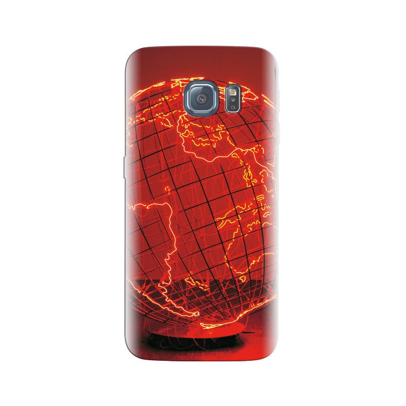 Husa Samsung S6 World Global Digital Map