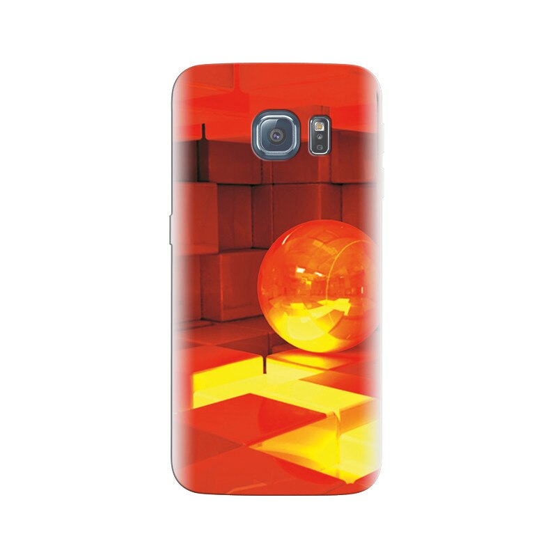 Husa Samsung S7 Wonderful Orange Lighting Backgrounds