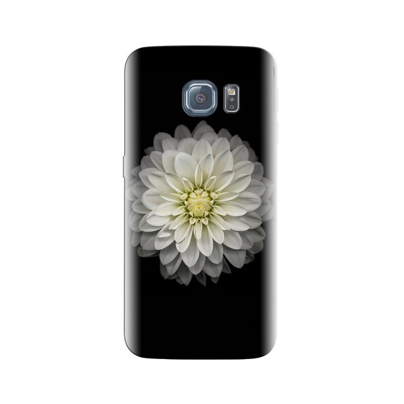 Husa Samsung S6 White Flower Phone 001