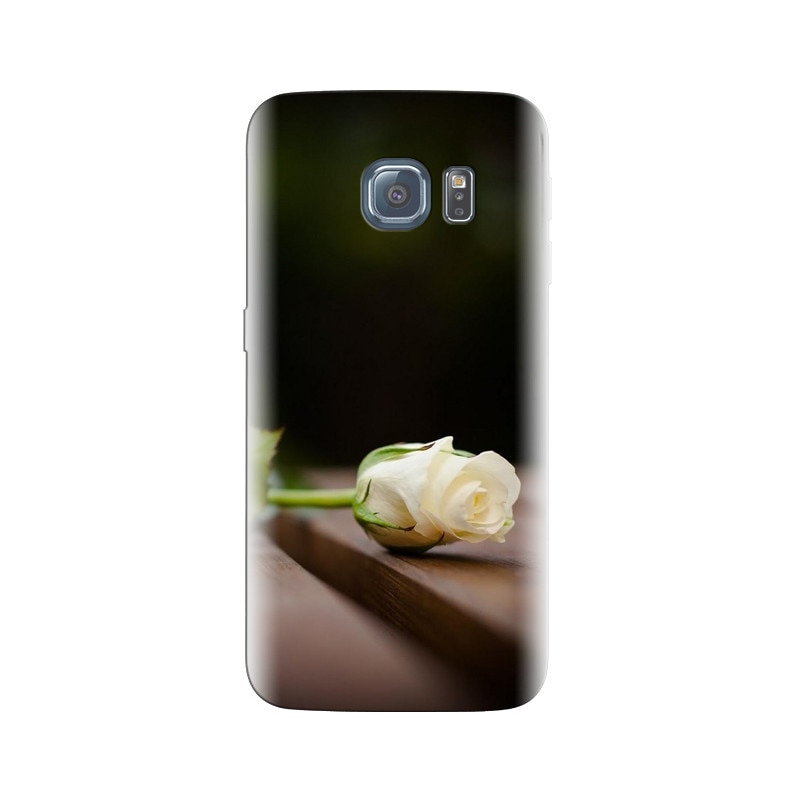 Husa Samsung S7 White Flower 003