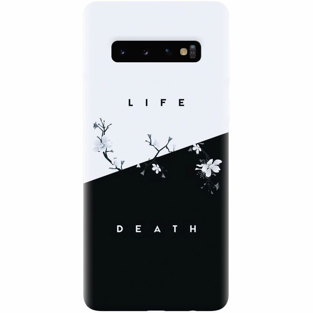 Husa silicon pentru Samsung Galaxy S10 Plus, Life Vs Death
