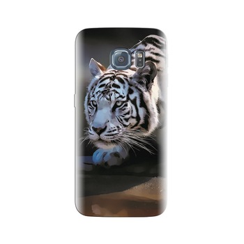 Husa Samsung S7 White Tiger Animal Real View Background Husa Samsung S7 White Tiger Animal Real View Background