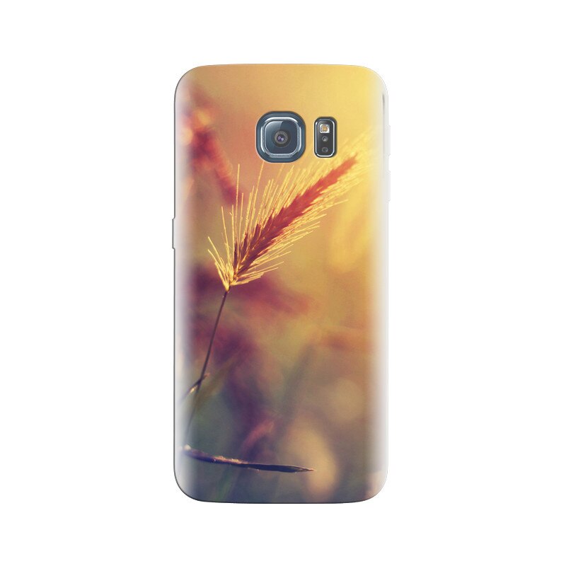 Husa Samsung S6 Wheat Plant Closeup Warm Colors