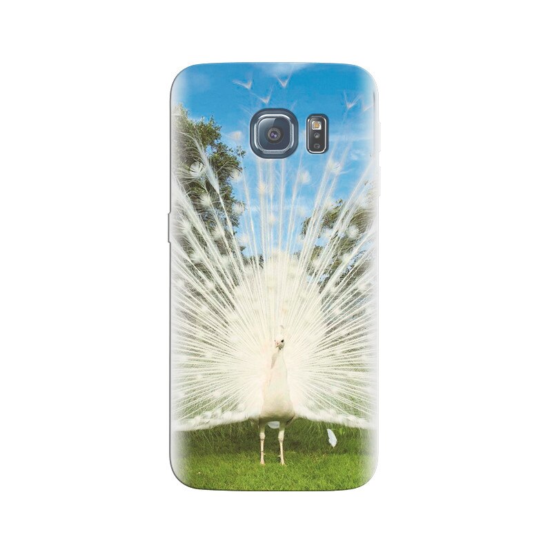 Husa Samsung S7 Edge White Peacock