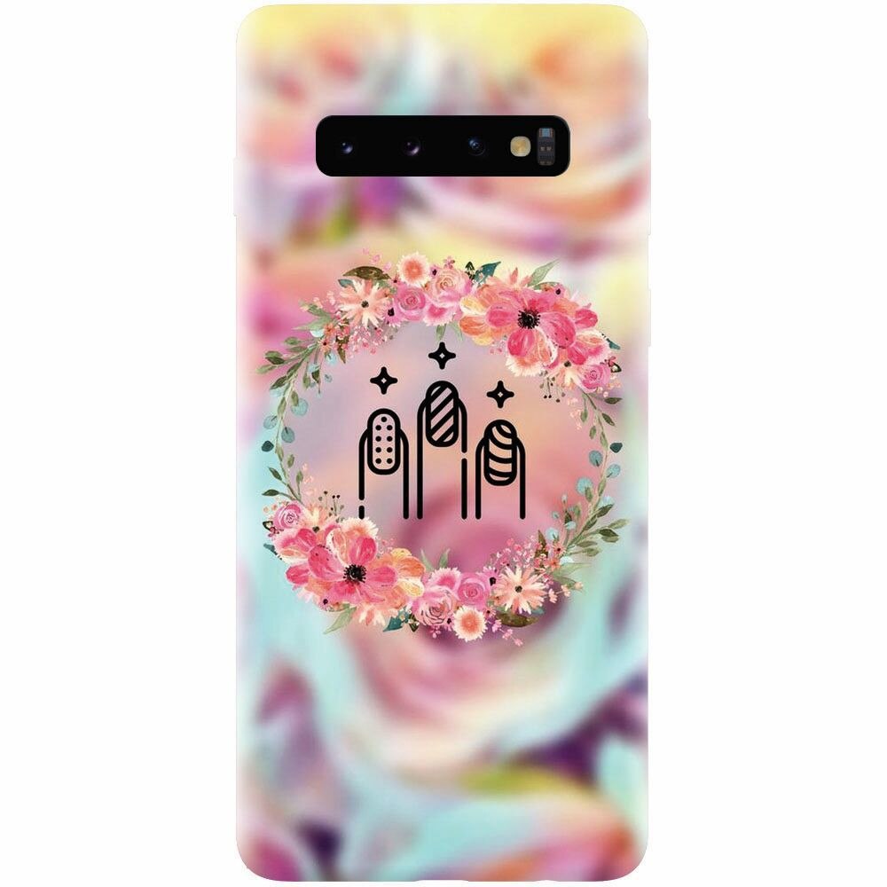 Husa silicon pentru Samsung Galaxy S10, Nail Expert