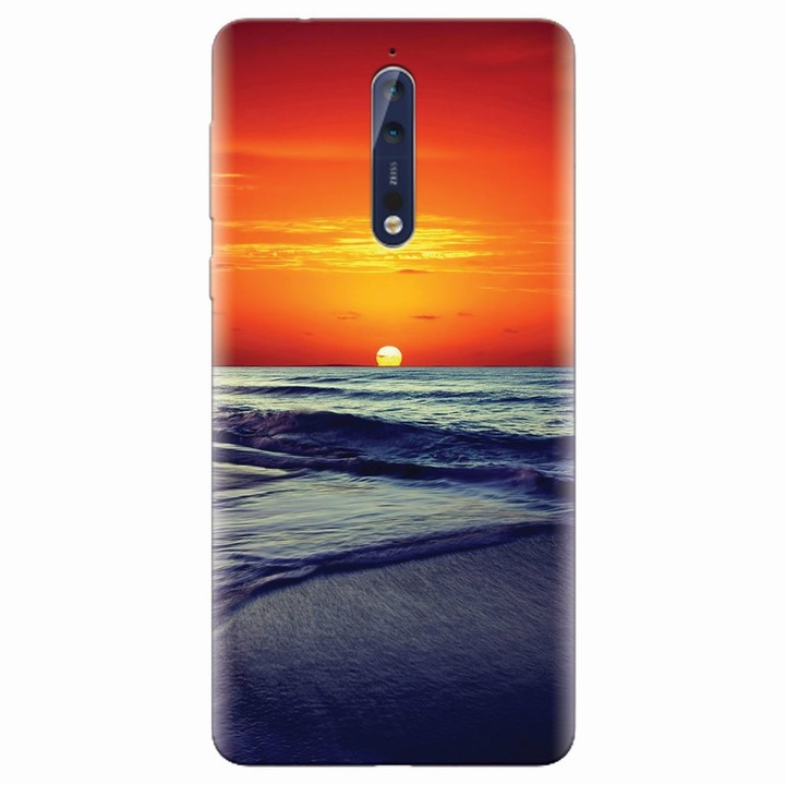 Силиконов кейс за Nokia 8, Ocean Sunset