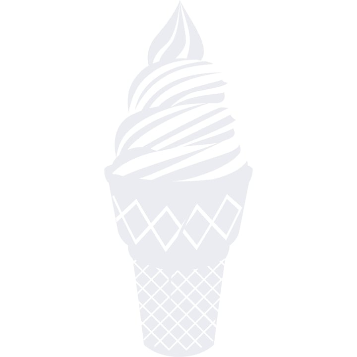 Inghetata - Sticker Decorativ - Alb polar - 47 x 113 cm