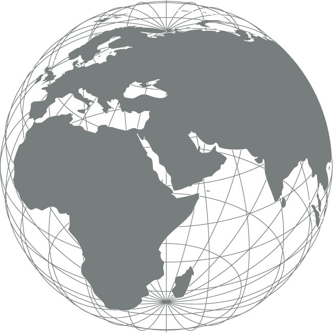 Earth - Sticker Decorativ - Gri Metal - 110 x 110 cm