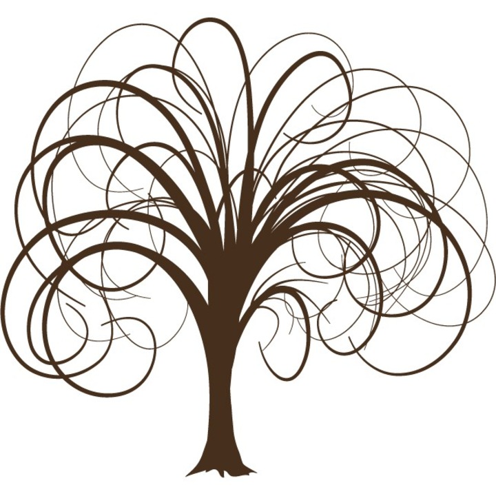 Copacul care ne imbratiseaza! - Sticker Decorativ - Choco - 89 x 83 cm