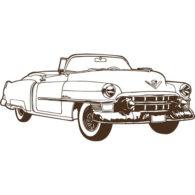 Cadillac Eldorado - Sticker Decorativ - Choco - 170 x 78 cm