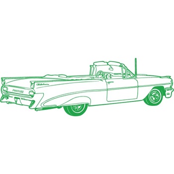 Cadillac - Sticker Decorativ - Verde - 135 x 45 cm Cadillac - Sticker Decorativ - Verde - 135 x 45 cm