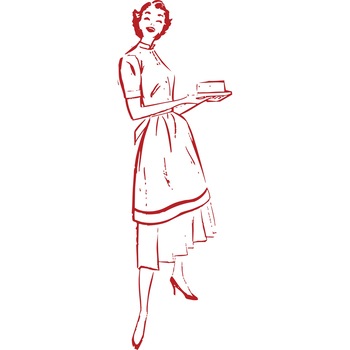 Bucatareasa casei - Sticker Decorativ - Rosu Cardinal - 40 x 120 cm Bucatareasa casei - Sticker Decorativ - Rosu Cardinal - 40 x 120 cm