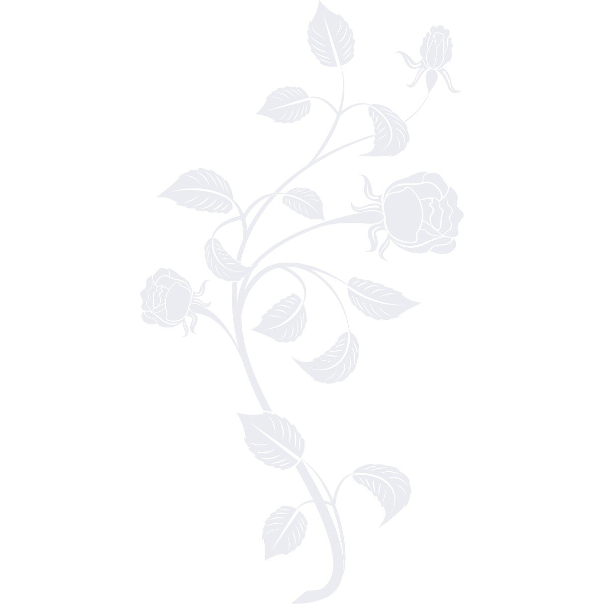 Simbolul iubirii - Sticker Decorativ - Alb polar - 80 x 150 cm