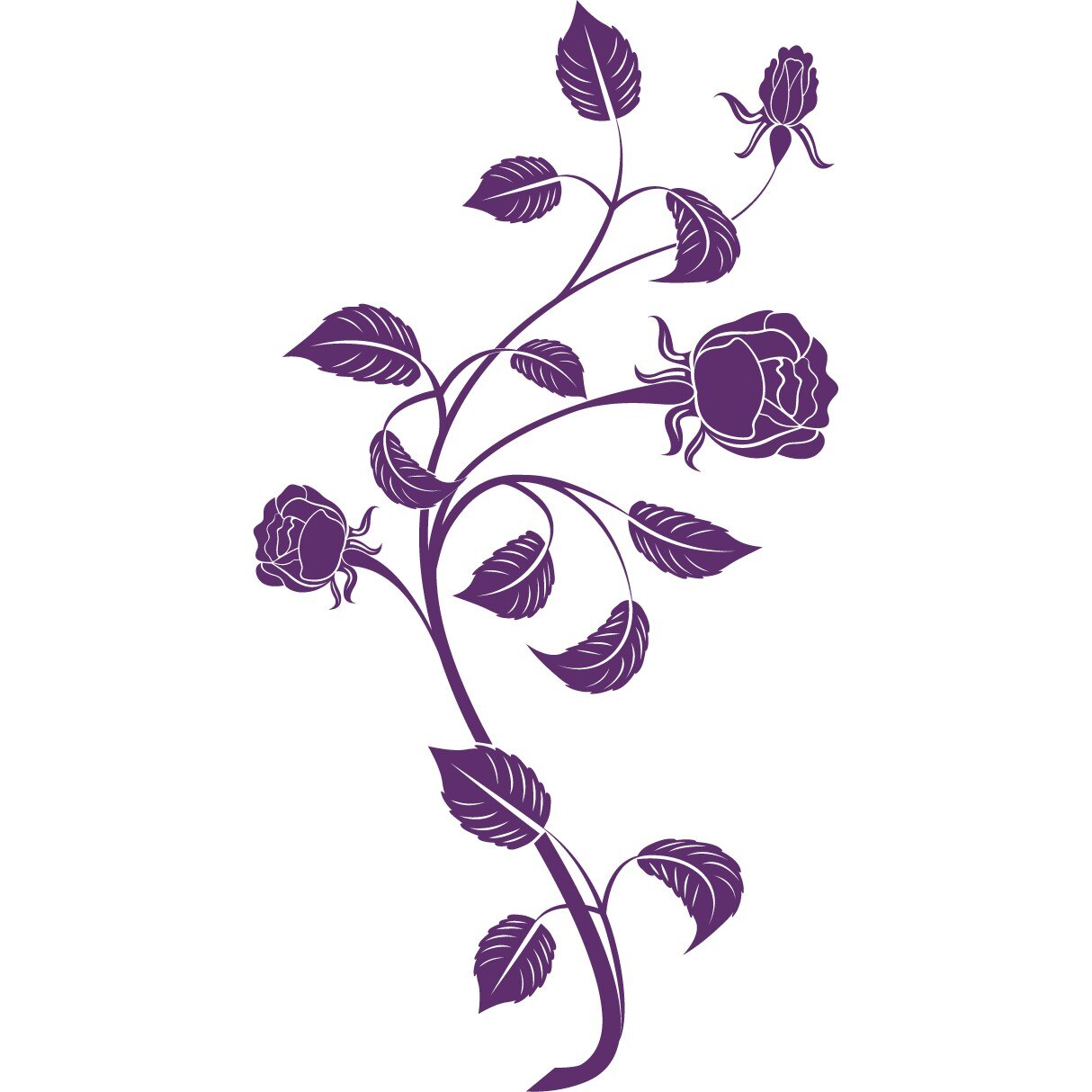 Simbolul iubirii - Sticker Decorativ - Indigo - 80 x 150 cm