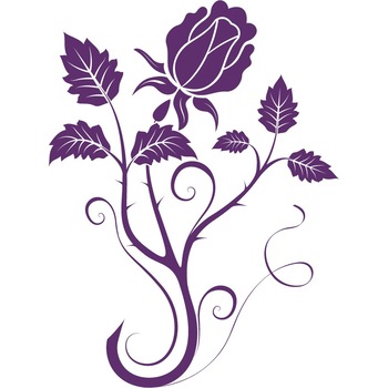 Panou trandafir - Sticker Decorativ - Indigo - 83 x 111 cm Panou trandafir - Sticker Decorativ - Indigo - 83 x 111 cm