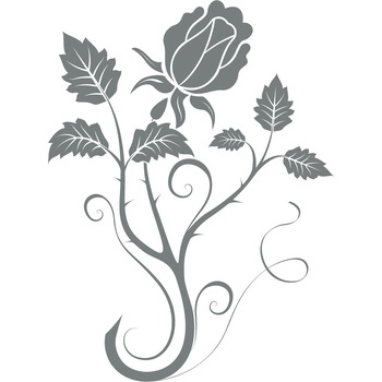 Panou trandafir - Sticker Decorativ - Gri Metal - 110 x 147 cm Panou trandafir - Sticker Decorativ - Gri Metal - 110 x 147 cm