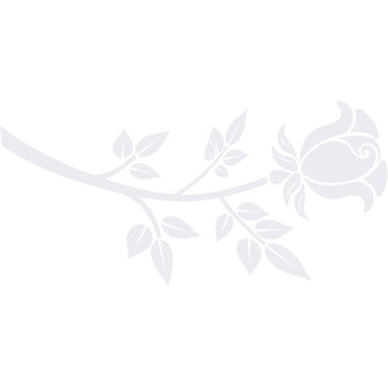 Fir de trandafir - Sticker Decorativ - Alb polar - 125 x 60 cm Fir de trandafir - Sticker Decorativ - Alb polar - 125 x 60 cm