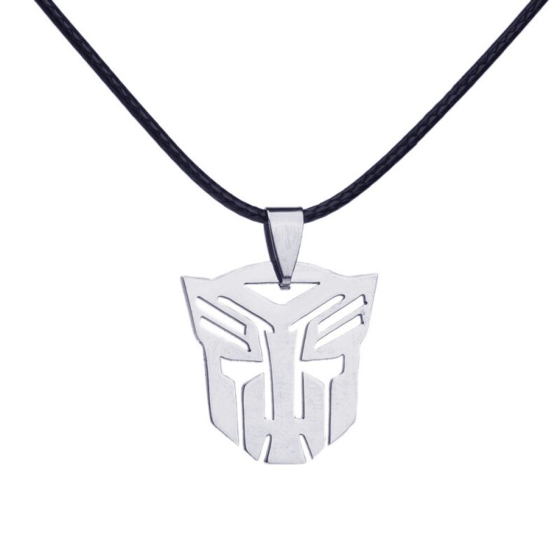 Lantisor Cu Pandantiv Transformers Autobot , Inox Argintiu, Argintiu