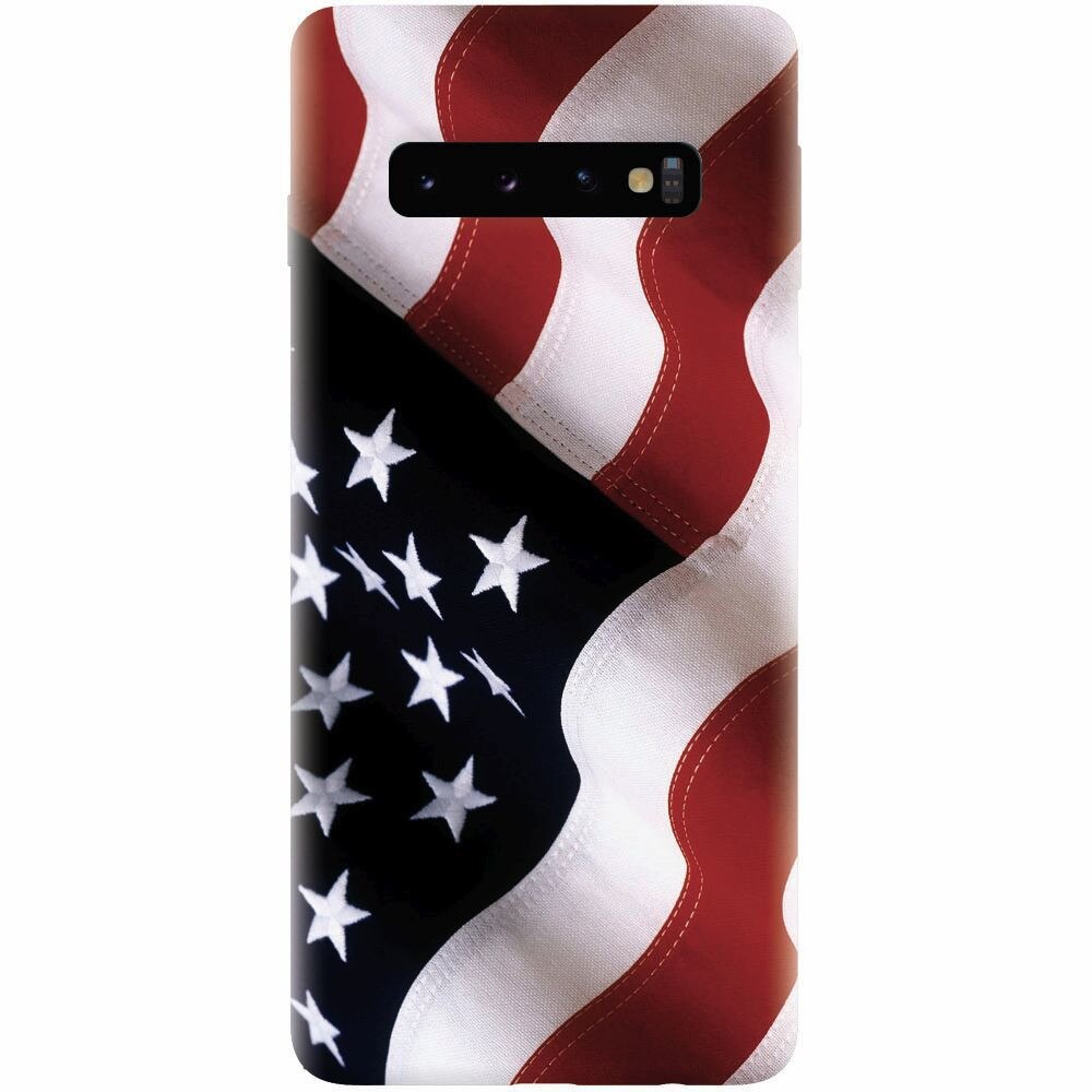 Husa silicon pentru Samsung Galaxy S10 Plus, American