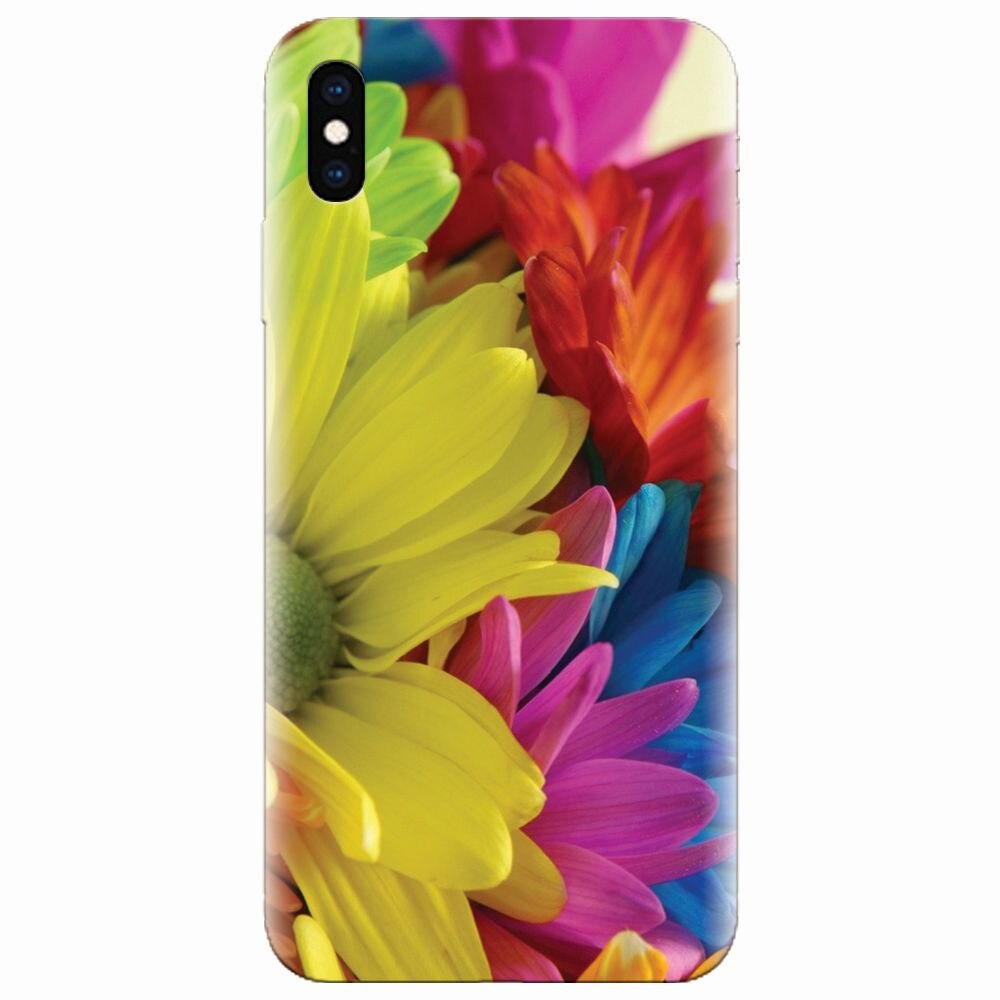 Husa silicon pentru Apple Iphone XS Max, Flower