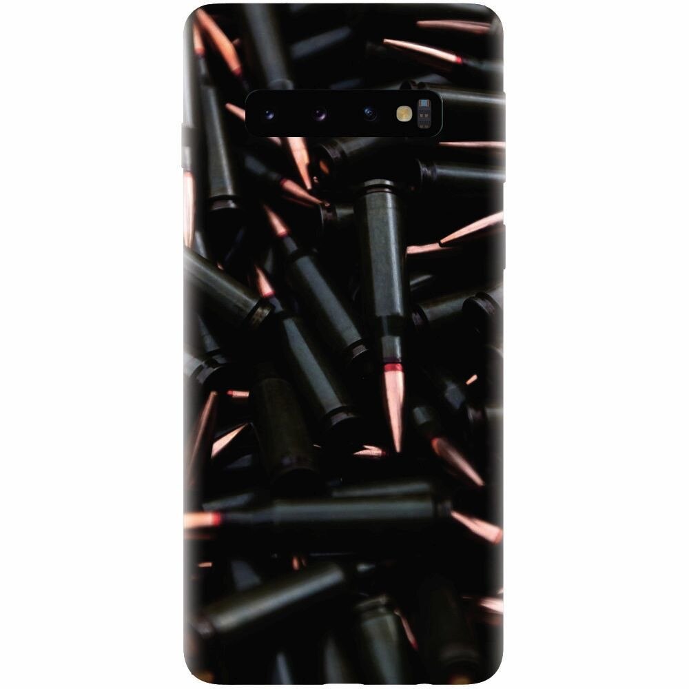 Husa silicon pentru Samsung Galaxy S10, Ammunition Bullets