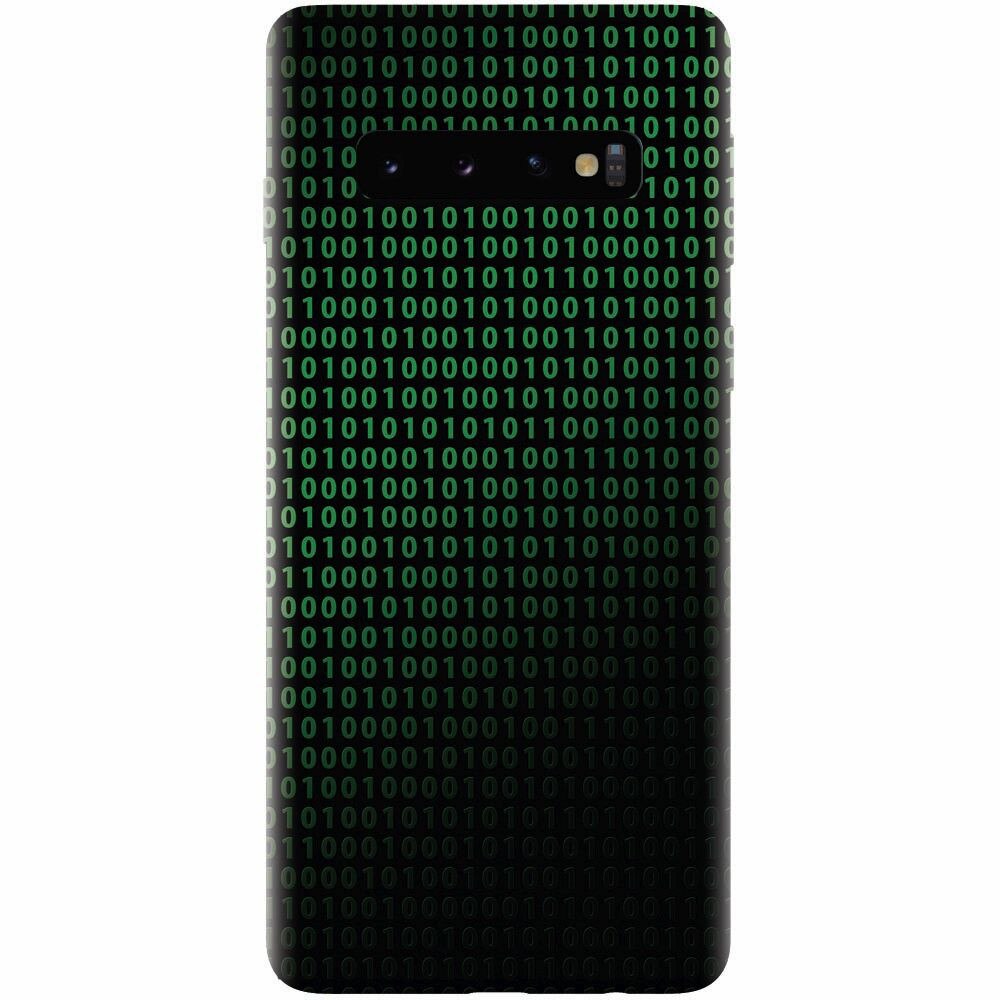 Husa silicon pentru Samsung Galaxy S10, Binary Code