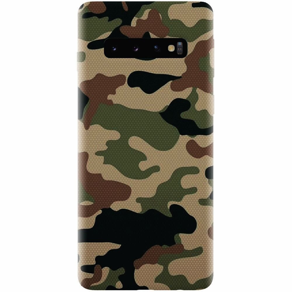 Husa silicon pentru Samsung Galaxy S10 Plus, Camuflaj