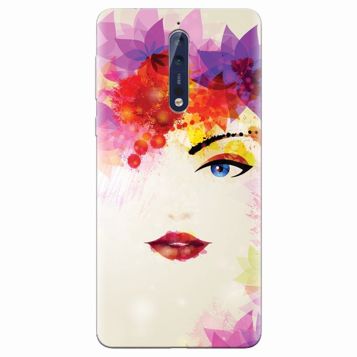 Силиконов кейс за Nokia 8, Pretty Face