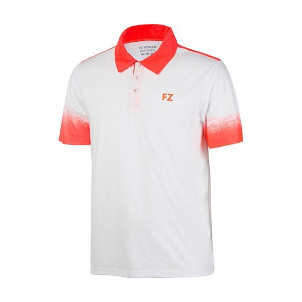 Tricou sport FZ Forza, badminton, model Dublin, barbati, Alb