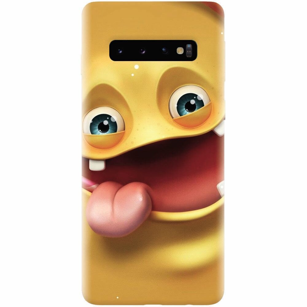 Husa silicon pentru Samsung Galaxy S10, Cute Monster