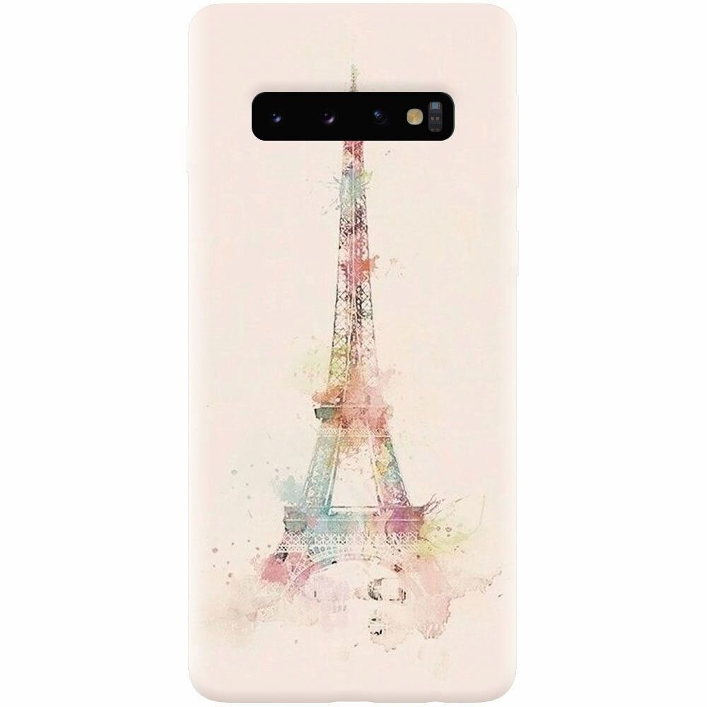 Husa silicon pentru Samsung Galaxy S10, Eiffel Tower 001