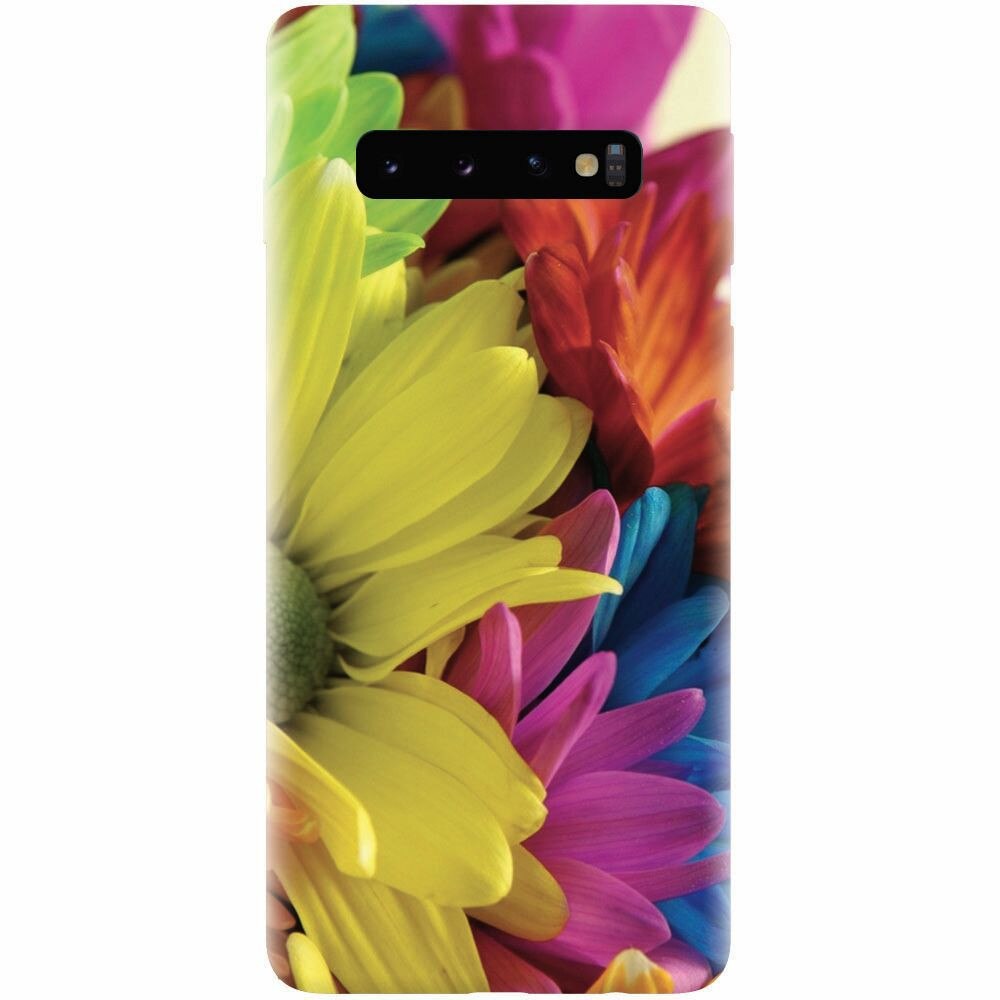 Husa silicon pentru Samsung Galaxy S10 Plus, Flower