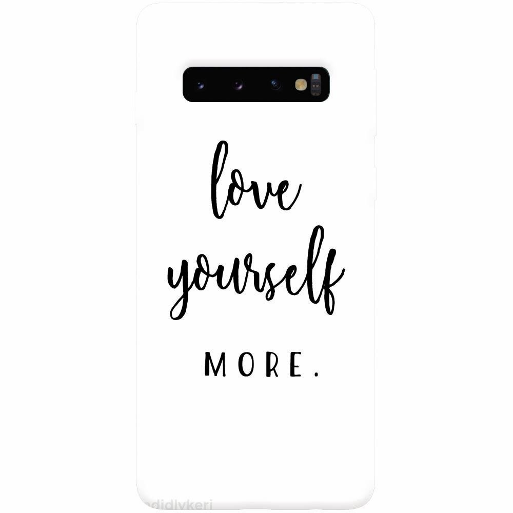 Husa silicon pentru Samsung Galaxy S10 Plus, Love Yourself More