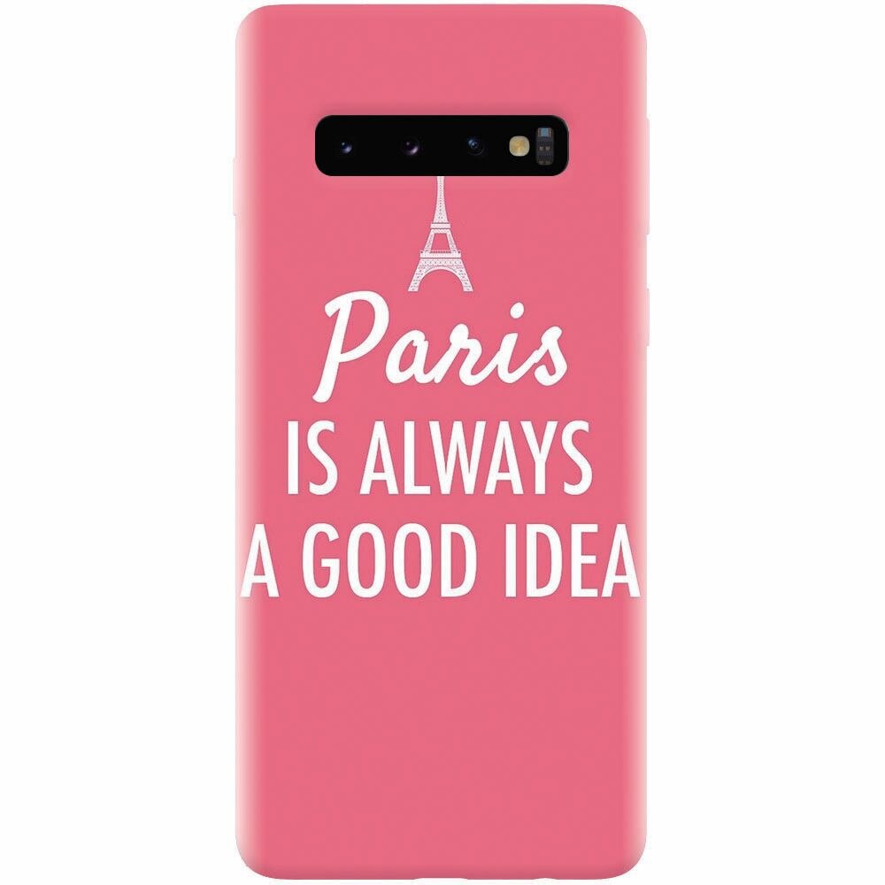 Husa silicon pentru Samsung Galaxy S10 Plus, Paris Is Always A Good Idea