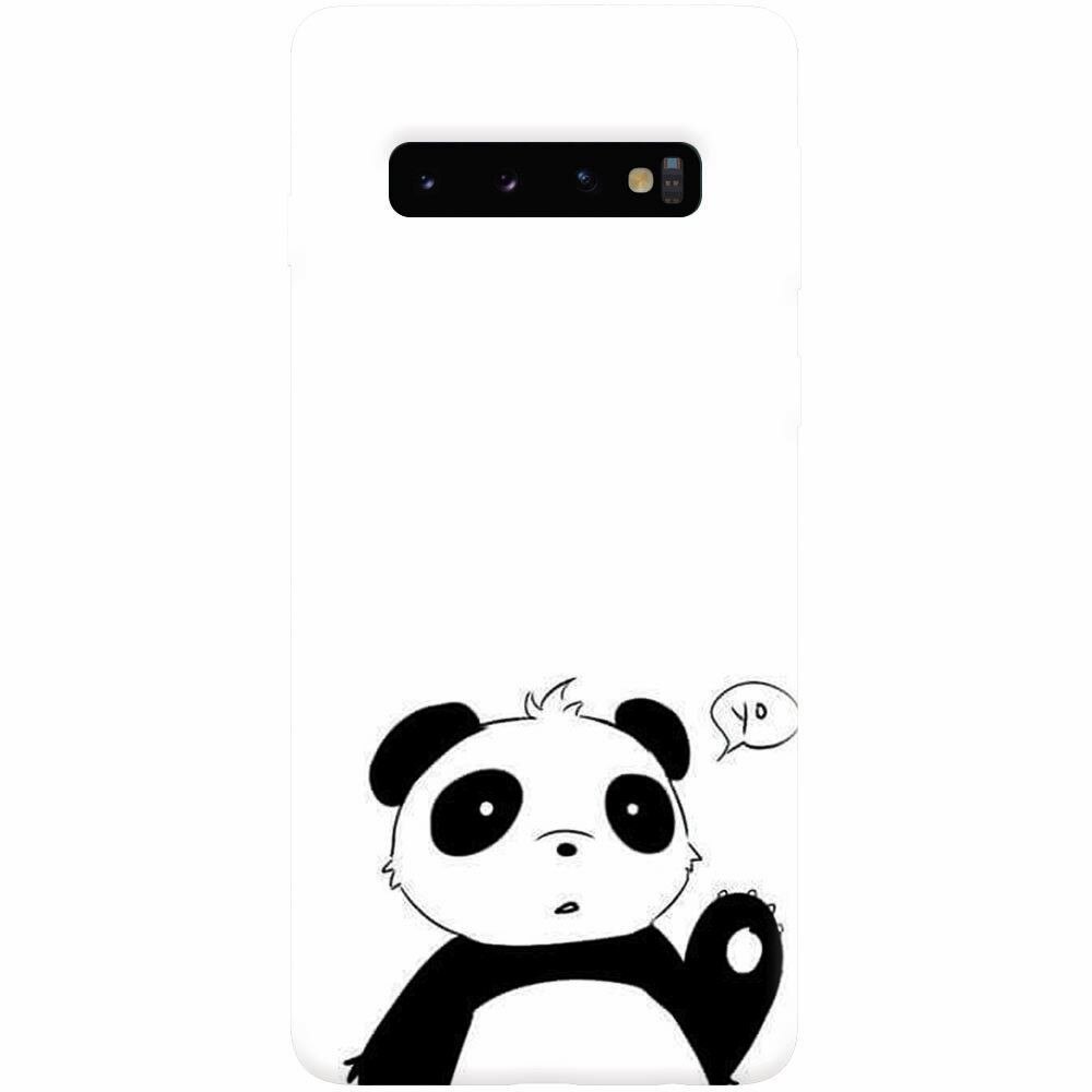 Husa silicon pentru Samsung Galaxy S10 Plus, Panda Cellphone