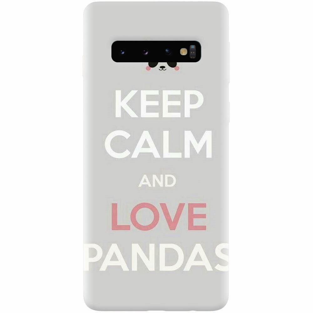 Husa silicon pentru Samsung Galaxy S10 Plus, Panda Phone