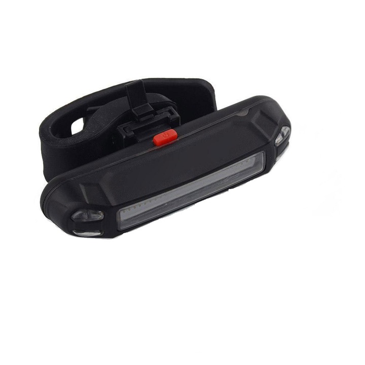 Far pentru oras, sa fi vazut pe sosea, reincarcabil USB, 5 moduri luminare, lumina alba