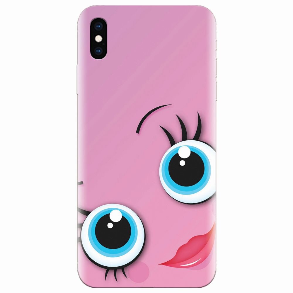 Husa silicon pentru Apple Iphone XS, Girly Cute
