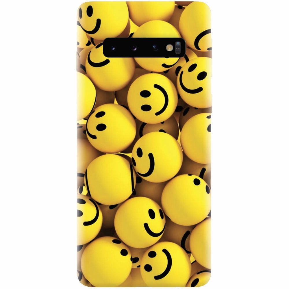 Husa silicon pentru Samsung Galaxy S10 Plus, Smiles 002