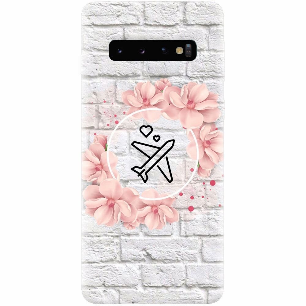 Husa silicon pentru Samsung Galaxy S10, Travel Dream
