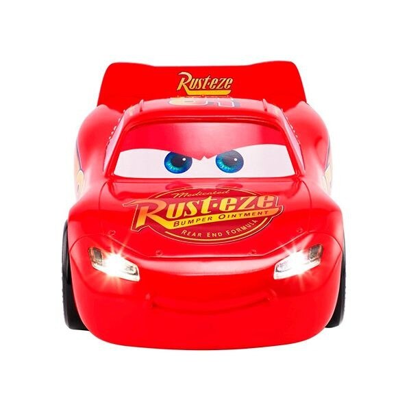 Masinuta cu telecomanda Cars RC - Fast Super Racer, cu faruri luminoase, dimensiune mare