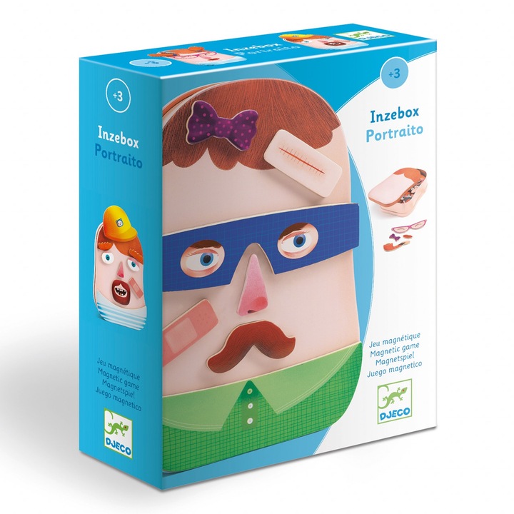Djeco Joc cu magnet Portraito - Joc Educativ si interactiv pentru copii