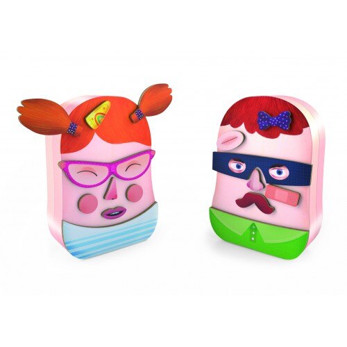 Joc cu magnet Portraito Multicolor +3 ani