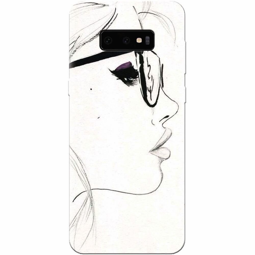 Husa silicon pentru Samsung Galaxy S10 Lite, Girl Face