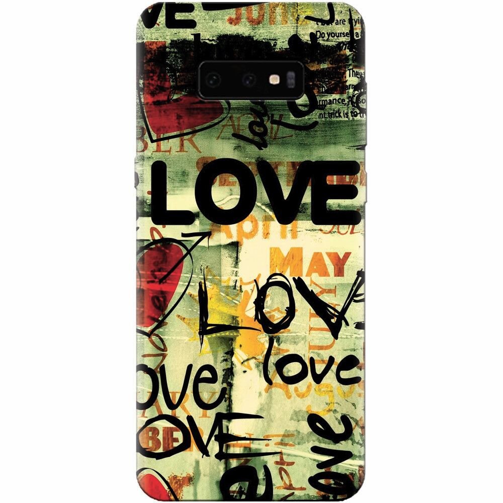 Husa silicon pentru Samsung Galaxy S10 Lite, Love Artwork