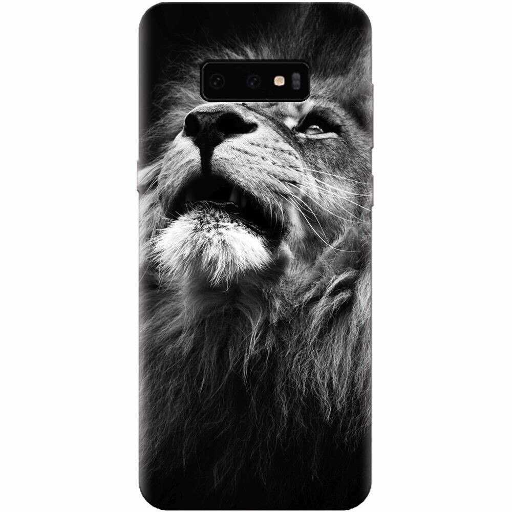 Husa silicon pentru Samsung Galaxy S10 Lite, Majestic Lion Portrait