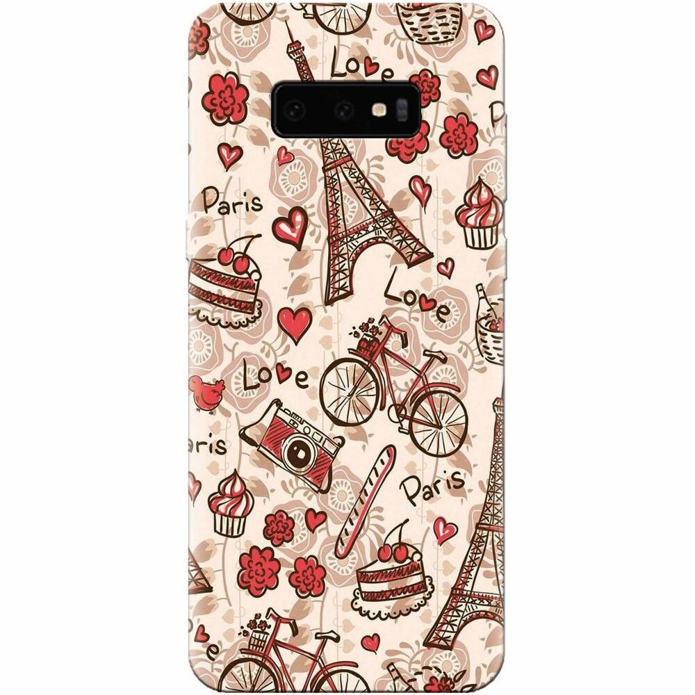 Husa silicon pentru Samsung Galaxy S10 Lite, Paris Love